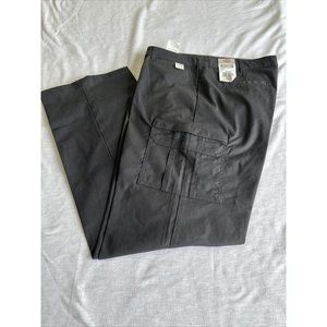 Dickies Women's Gray Twill Cargo Relaxed Fit Work Pants Size 16 X 34 NWT FP2372D